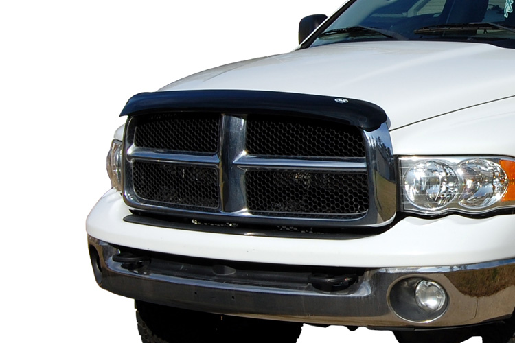 AVS Smoked Bugdeflector II Hood Deflector 02-05 Dodge Ram - Click Image to Close